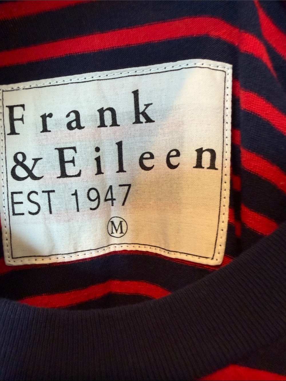 Frank & Eileen Navy and Red Striped Sleeveless Maxi Dress - Picture 5 of 5
